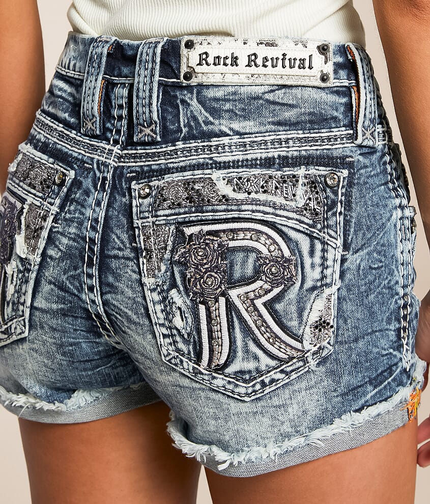 Roseia Mid-Rise Stretch Cuffed Short