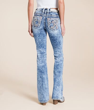 Rock Revival Agate Low Rise Boot Stretch Jean back view