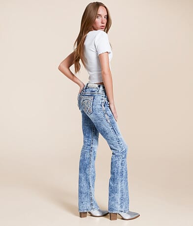 Rock Revival Agate Low Rise Boot Stretch Jean front view
