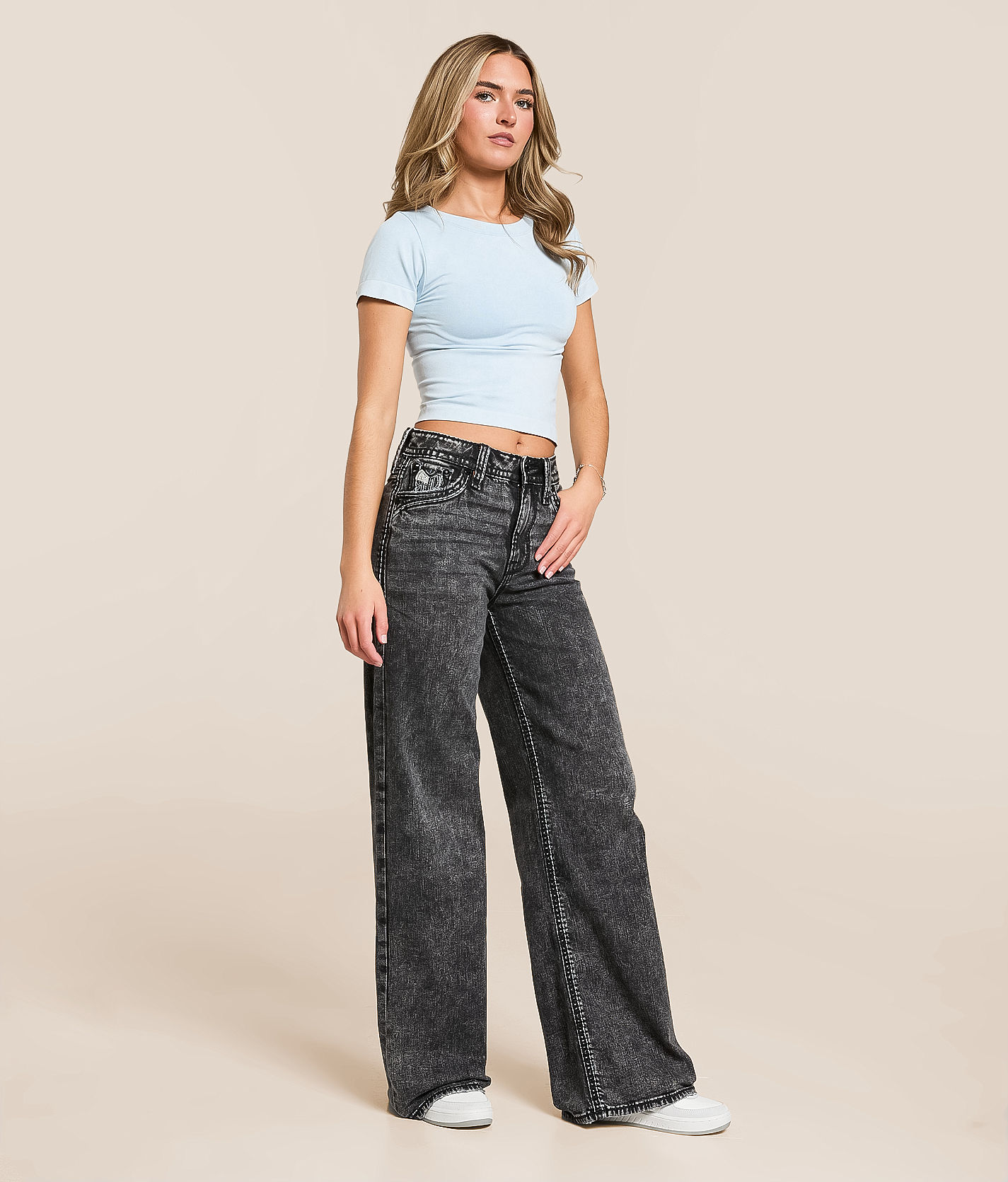 Rock Revival Isolde Wide Leg Stretch Jean - Women's Jeans in