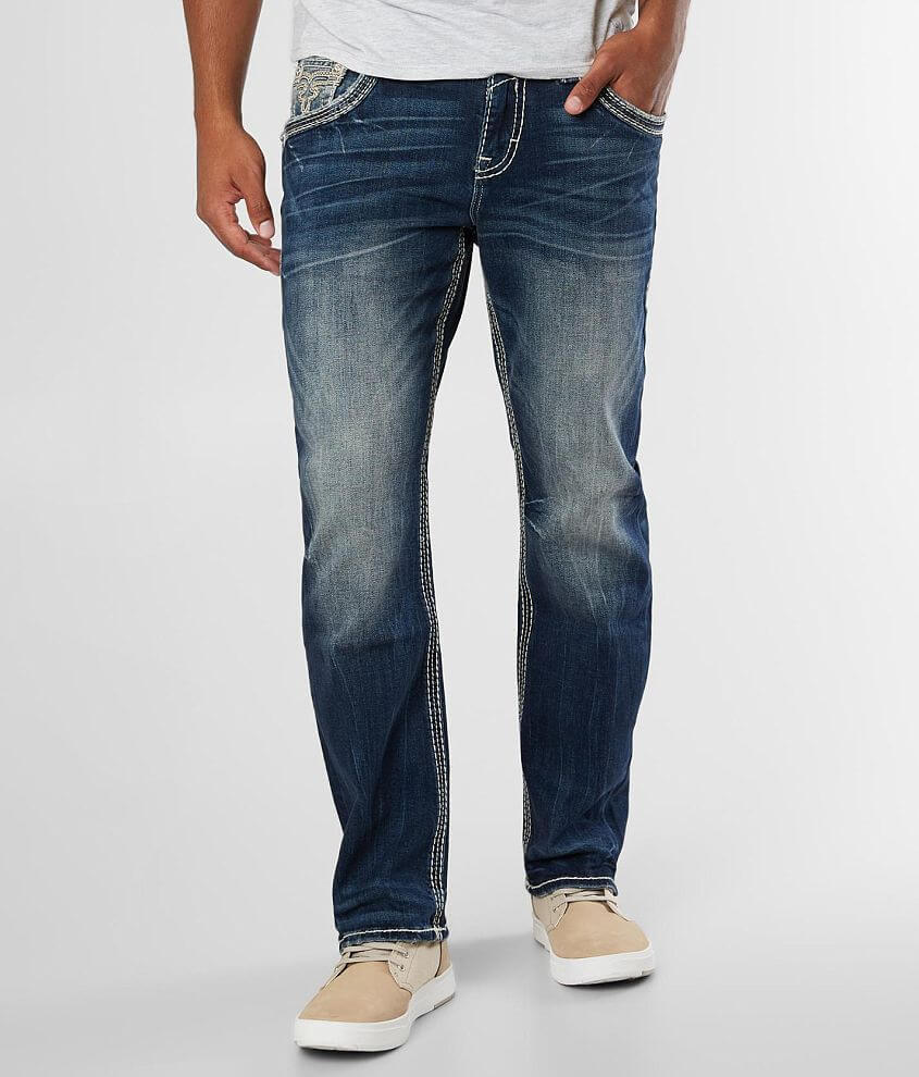 Rock Revival Albus Relaxed Taper Stretch Jean front view