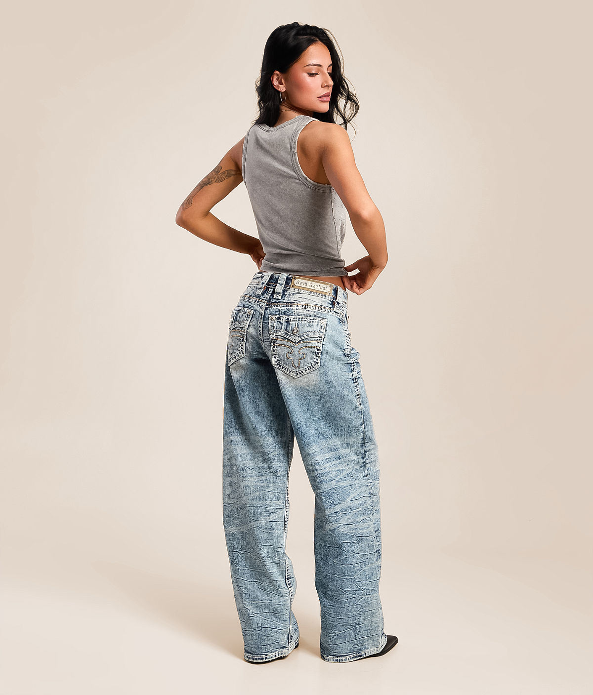 Rock Revival Titania Baggy Stretch Jean — Titania B2216 by Buckle