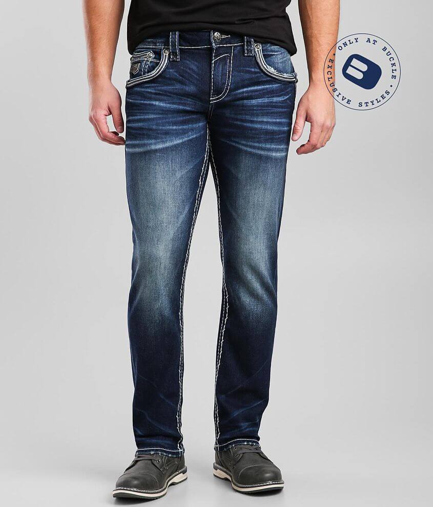 Rock Revival Jaser Straight Stretch Jean - Men's Jeans in Jaser J209 ...