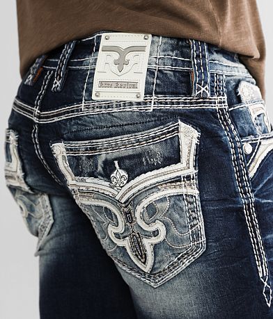 Rock Revival Zinfandel Straight Stretch Jean back pocket view