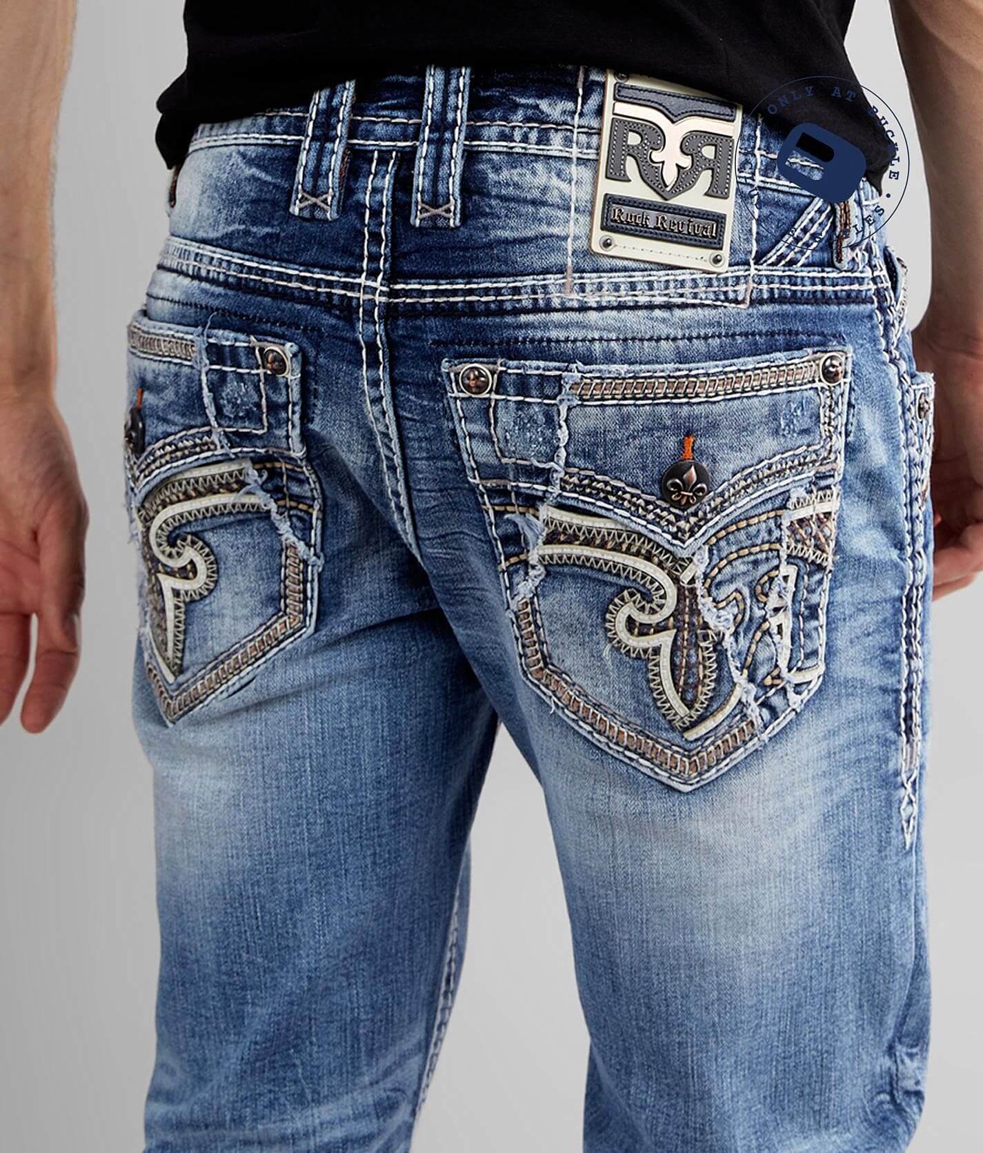 Rock Revival Alpine Straight Stretch Jean - Men's Jeans in