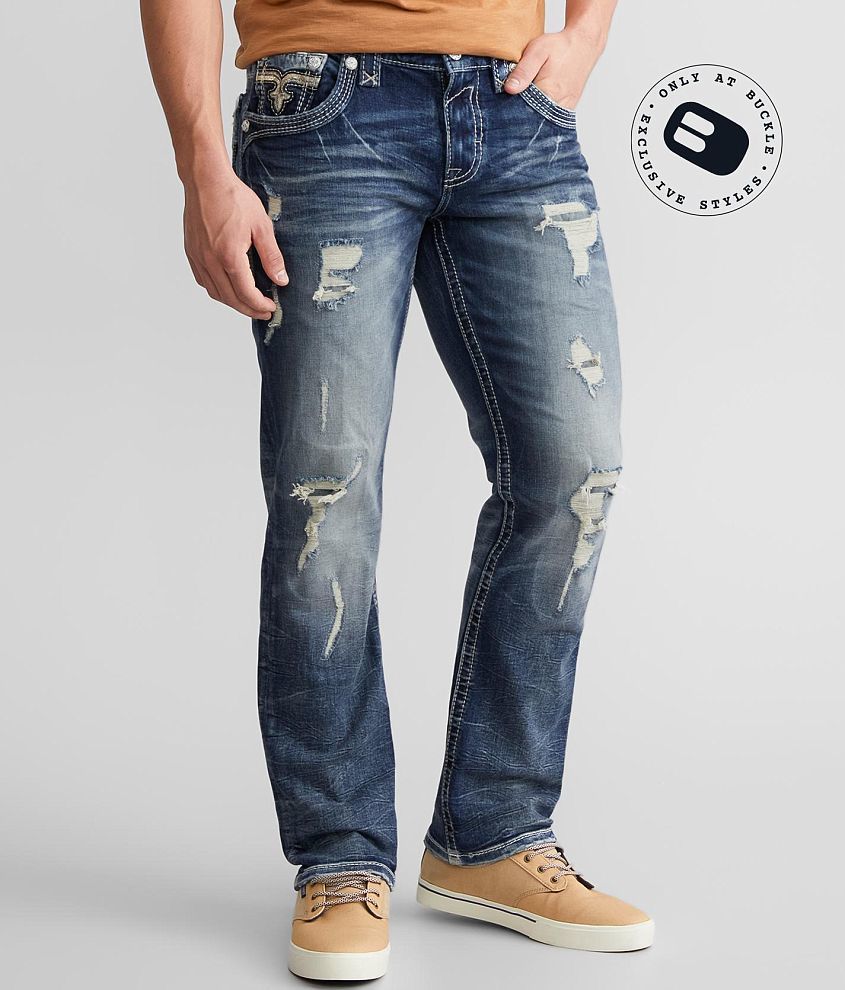 Rock Revival Brayen Relaxed Taper Stretch Jean front view