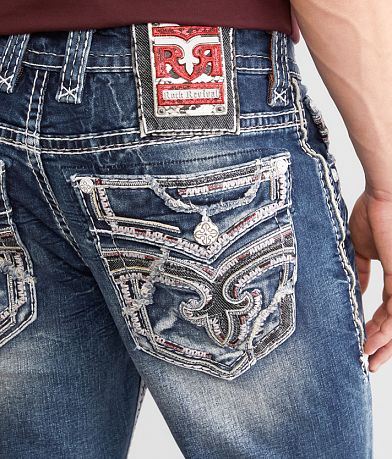 Rock Revival Satellite Boot Stretch Jean back pocket view