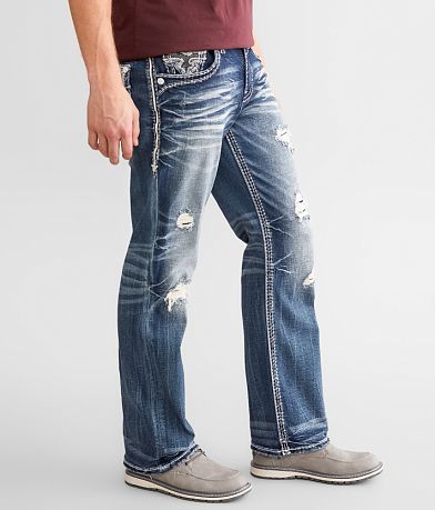Rock Revival Satellite Boot Stretch Jean full left side view