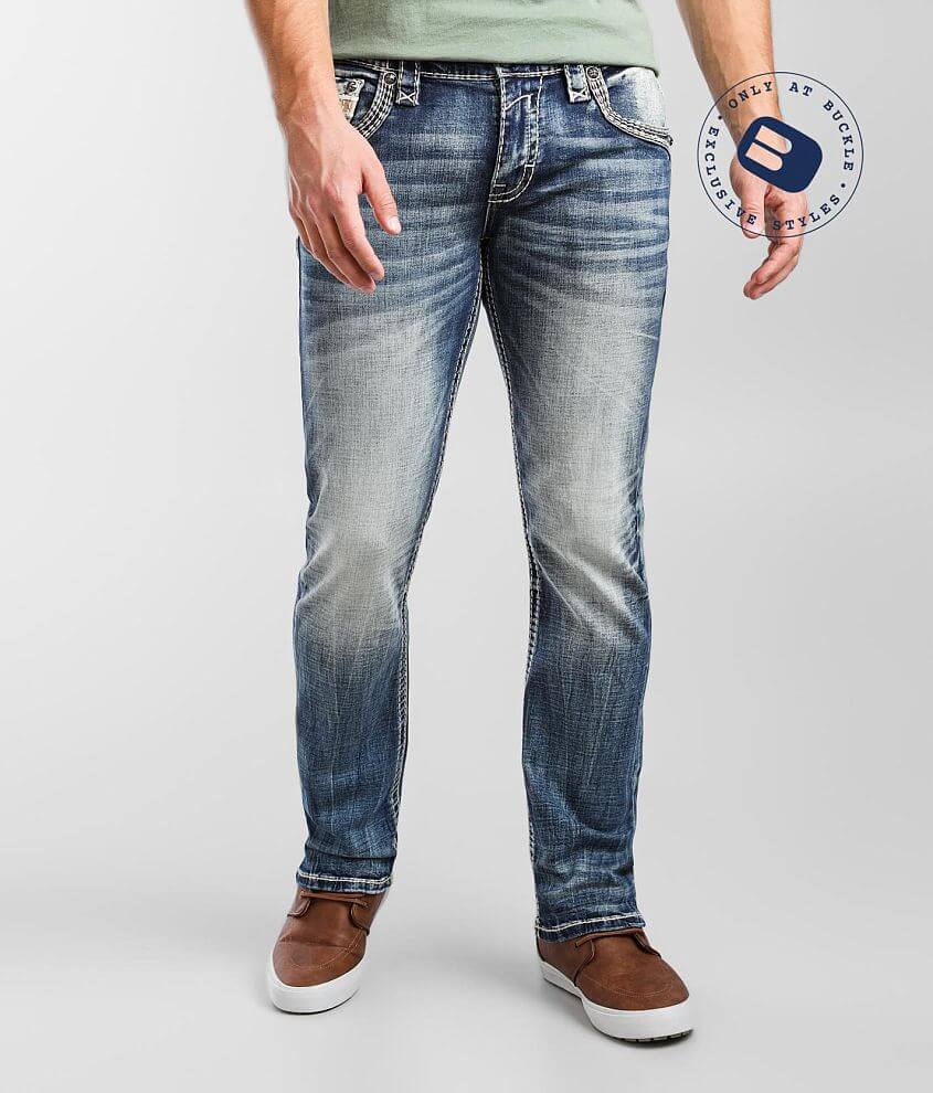 Rock Revival Satellite Straight Stretch Jean front view