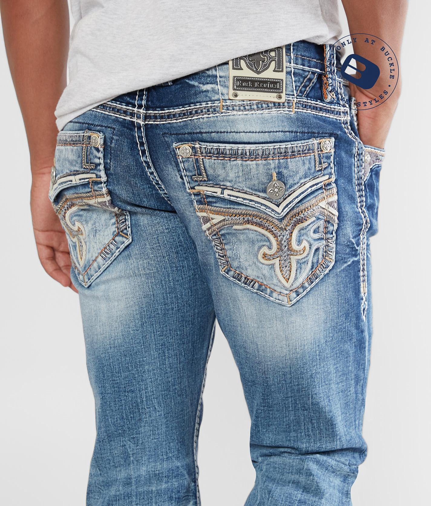 rock revival mens jeans buckle