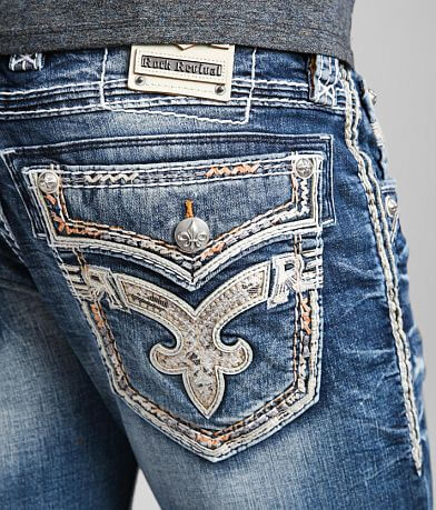 Rock Revival Ruth Straight Stretch Jean back pocket view