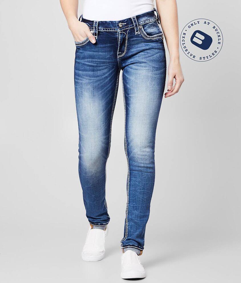 Rock Revival Celinda Mid-Rise Easy Skinny Jean front view