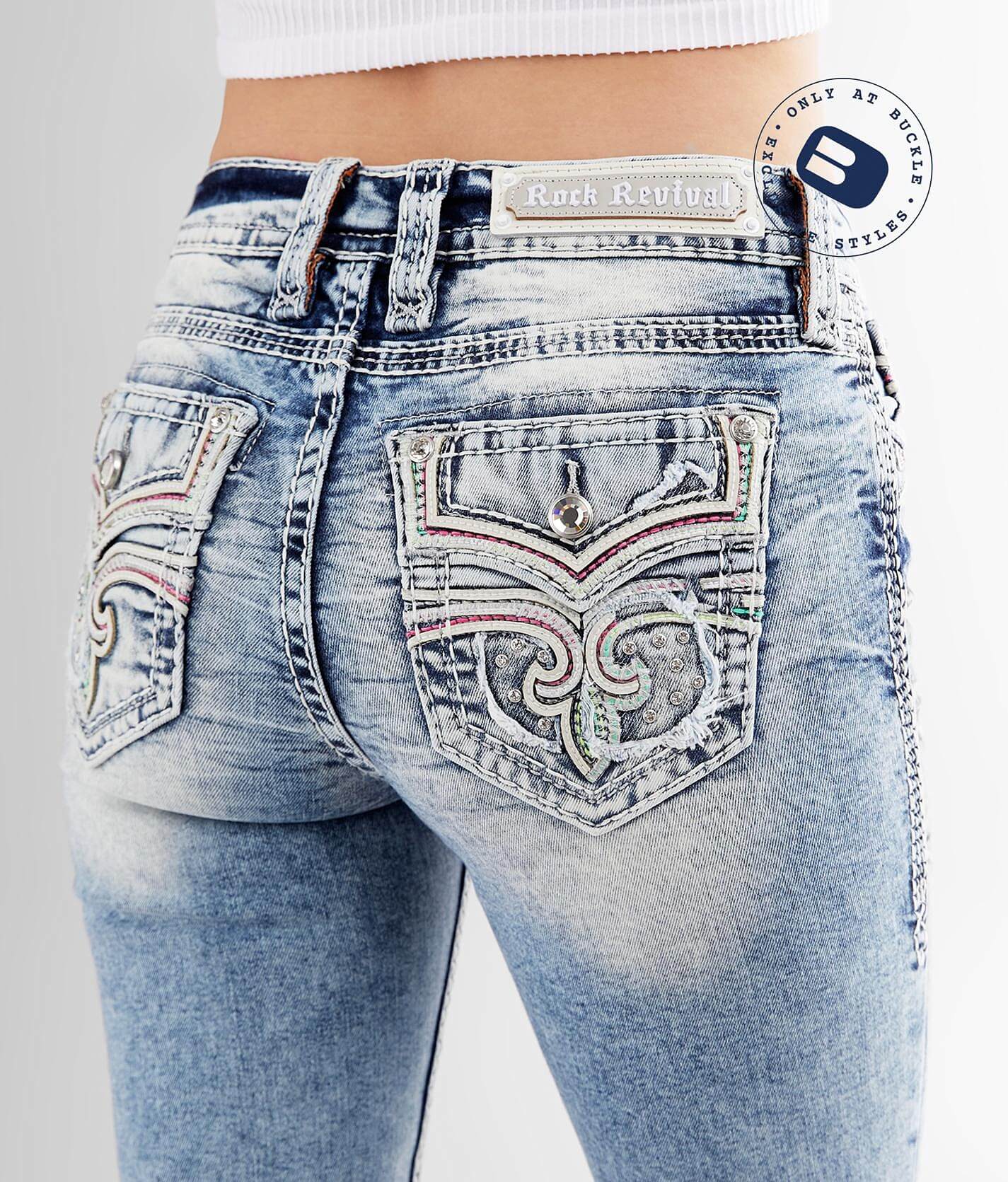 rock revival high rise jeans