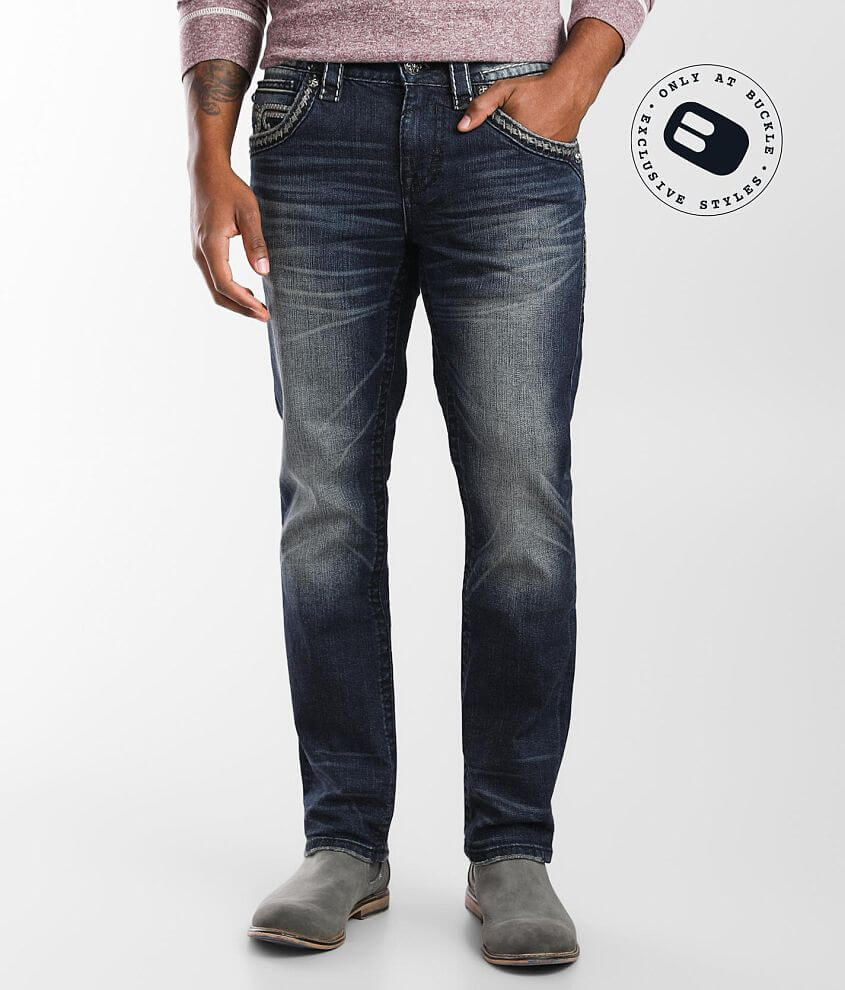 Rock Revival Bolton Slim Straight Stretch Jean front view