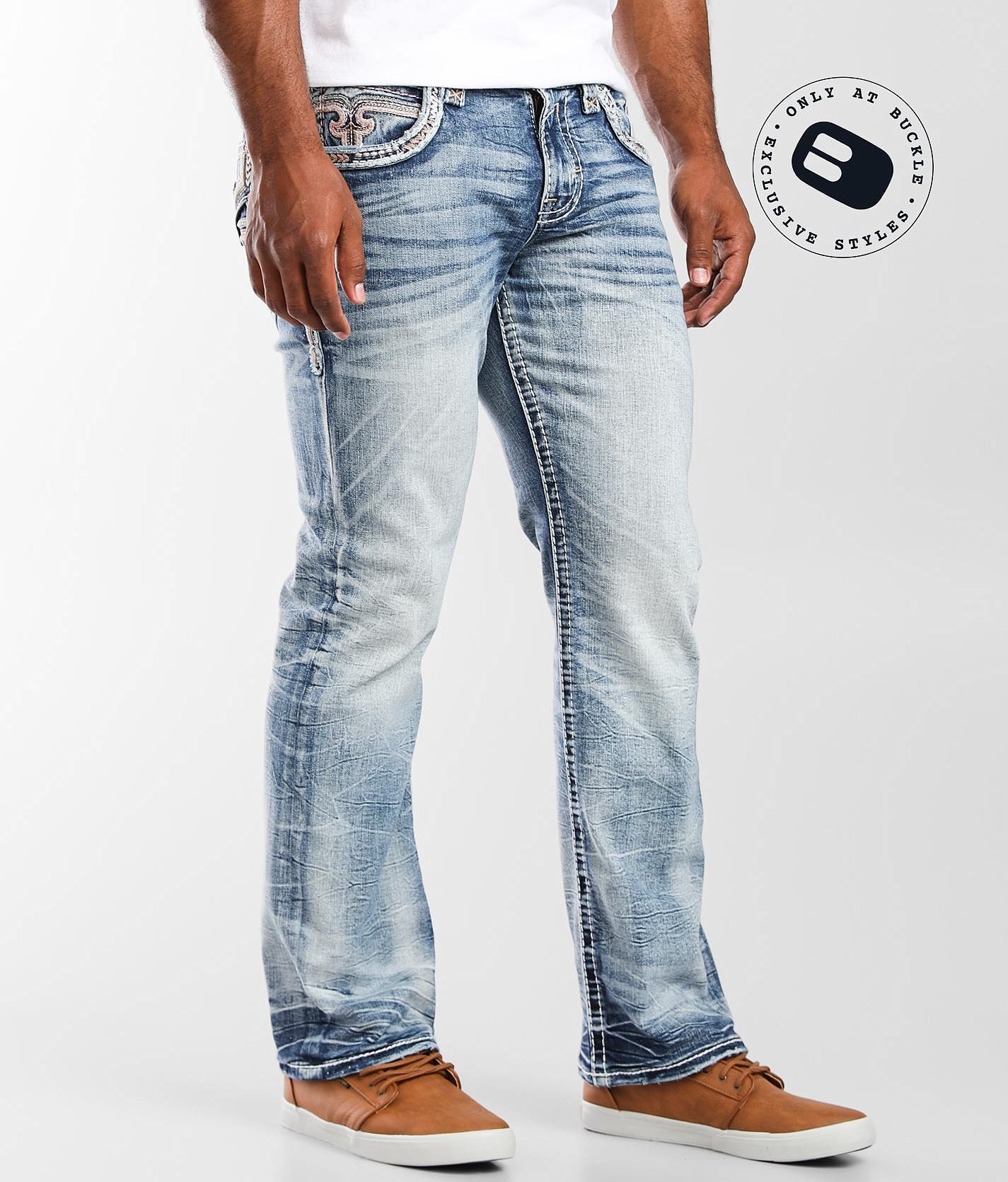 LV Men Gray Classic Bootcut Premium Jeans – Joe Boots