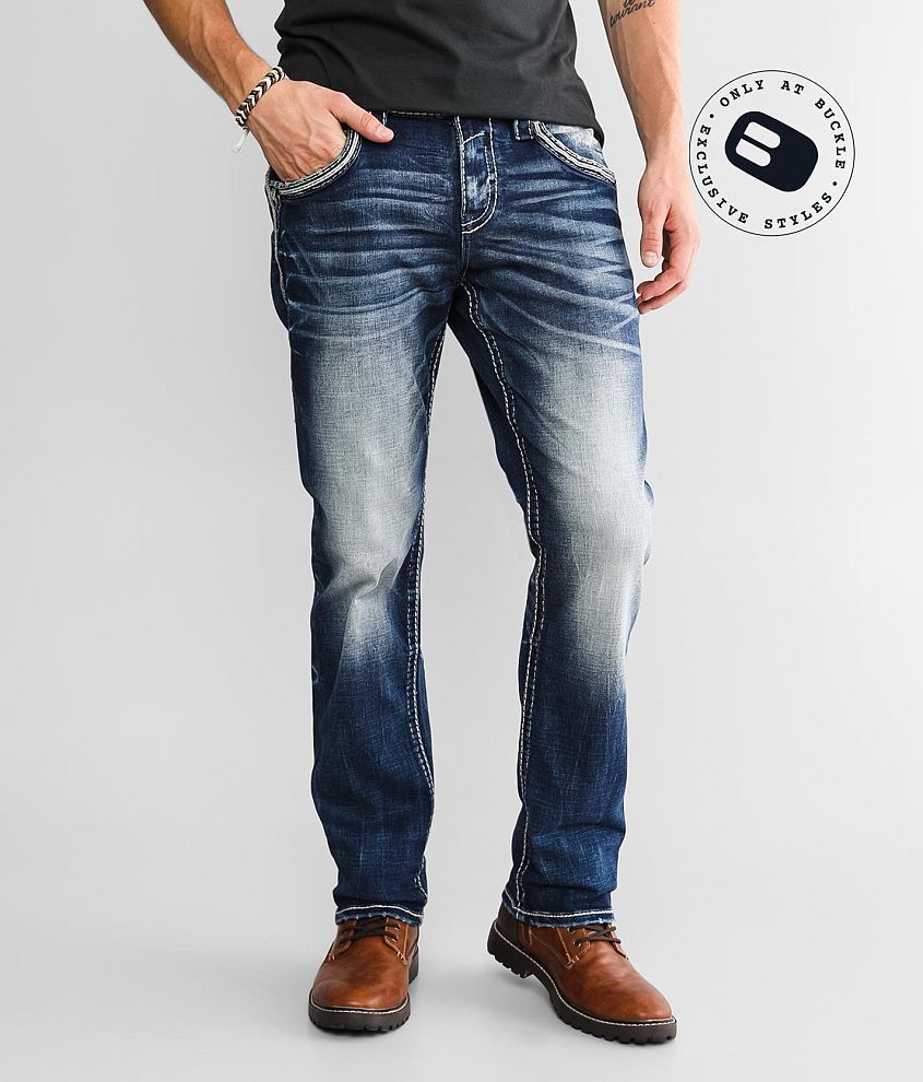 Rock Revival Amoux Straight Stretch Jean front view