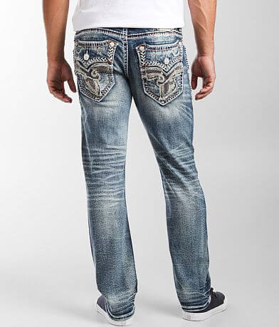 Rock Revival Tanix Straight Stretch Jean back view