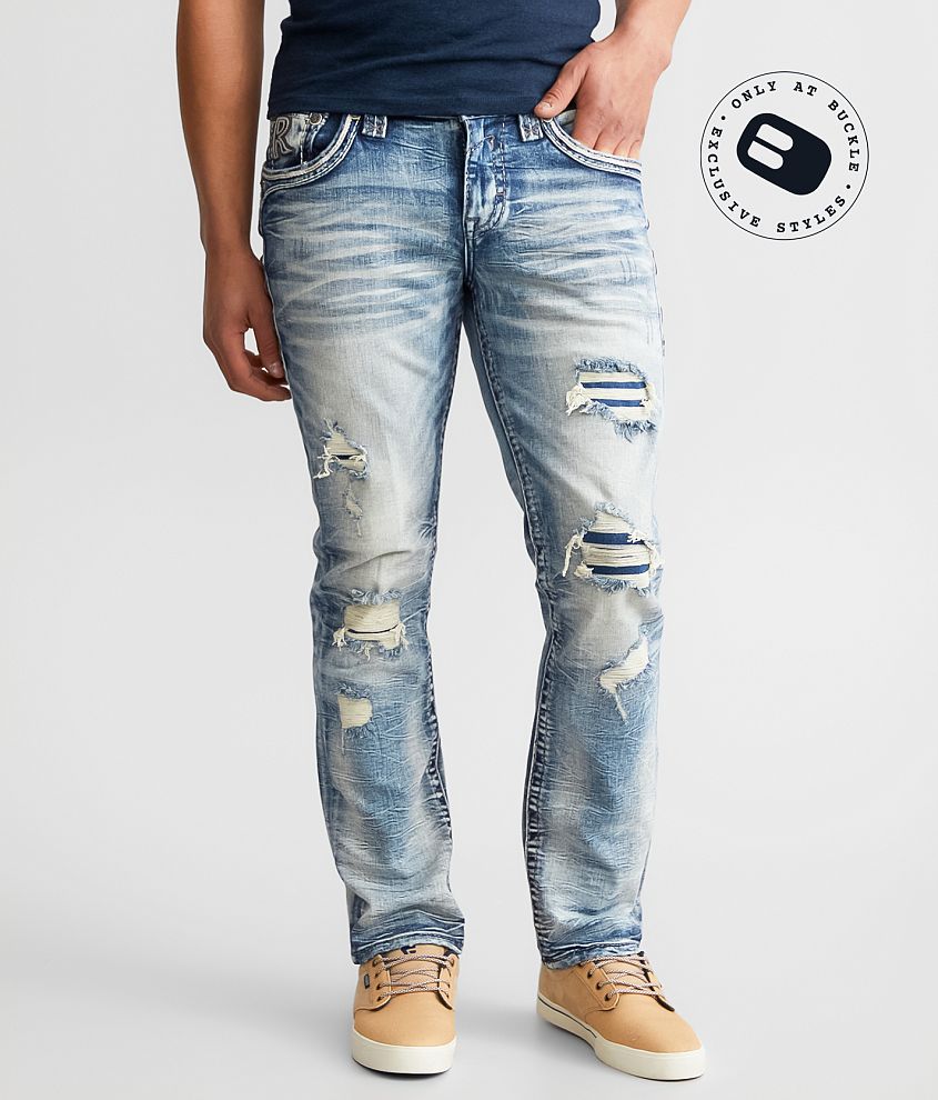 Rock Revival Tate Straight Stretch Jean front view