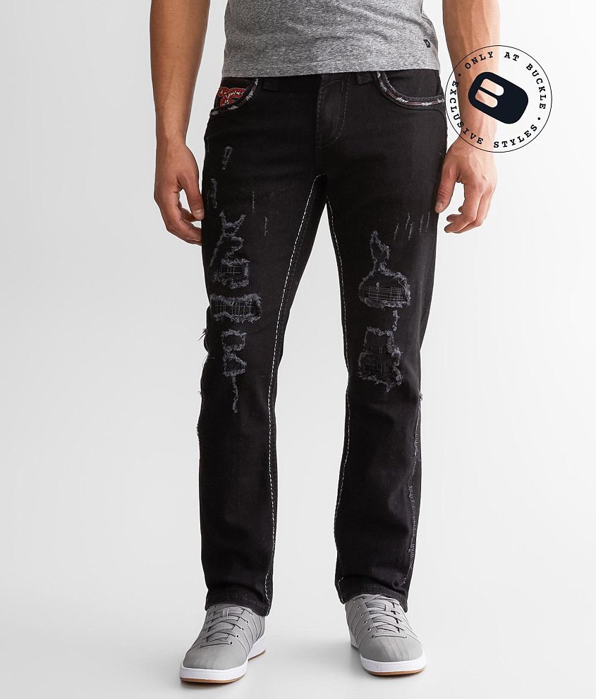 Rock Revival Lucian Straight Stretch Jean front view
