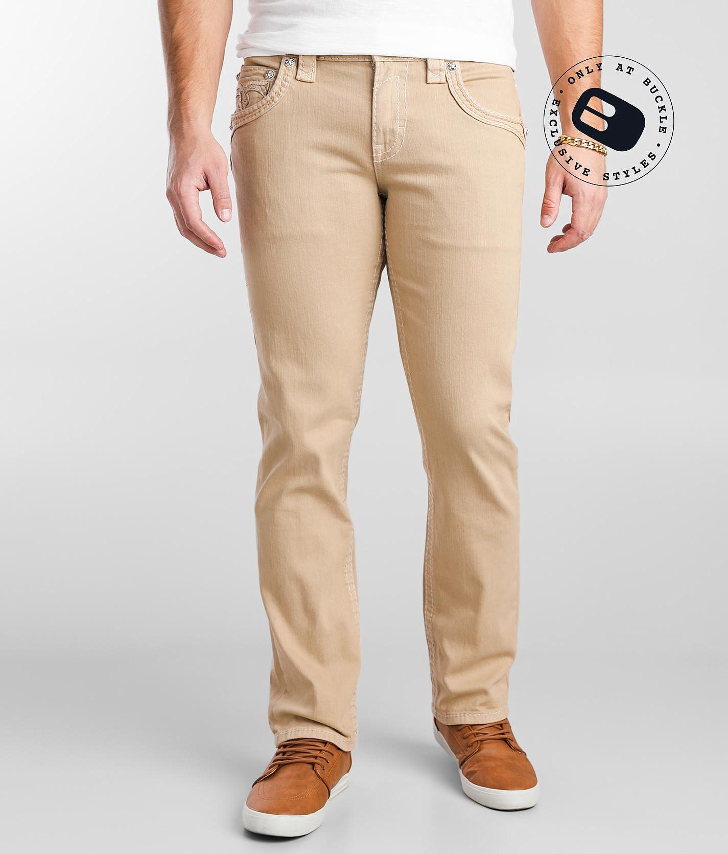 khaki rock revival pants