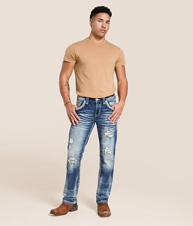 Rock Revival Rey Straight Stretch Jean front view