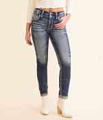 Rock Revival Arisa Stretch Crop Pant Mid-Rise Rhinestone Embellished Arisa cheapest C1 29