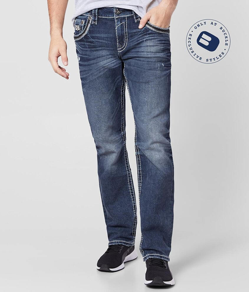 relaxed fit men rock revival jeans