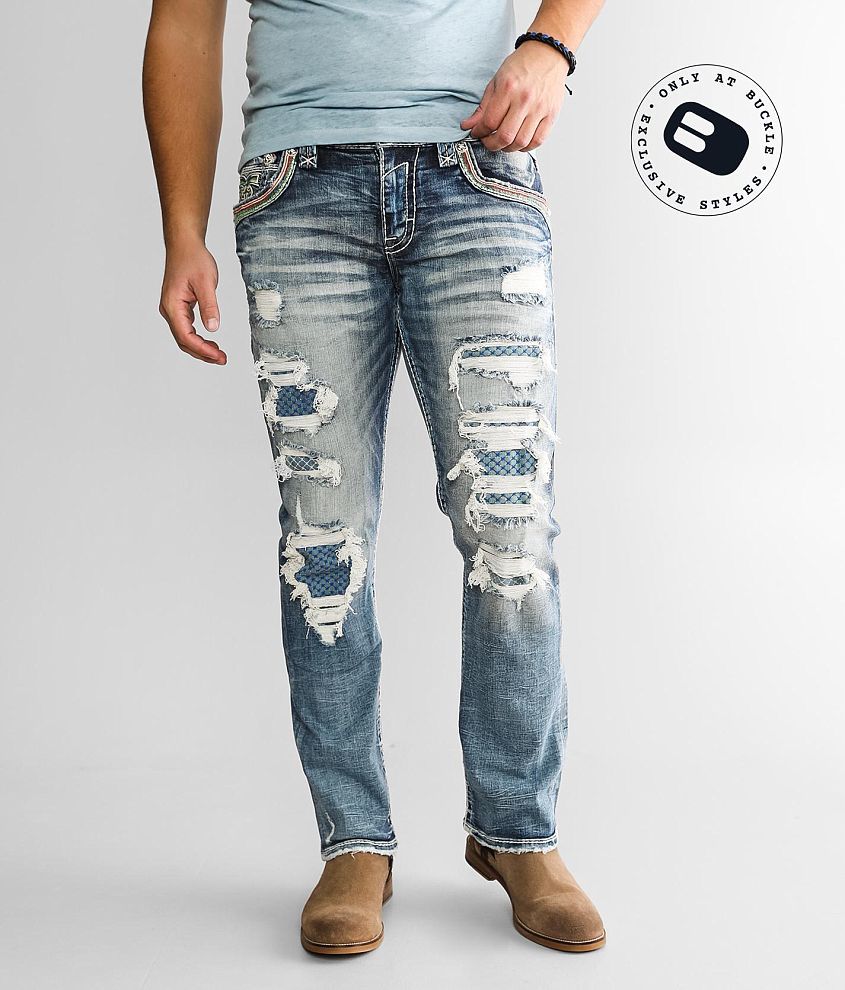 Rock Revival Robin Straight Stretch Jean front view