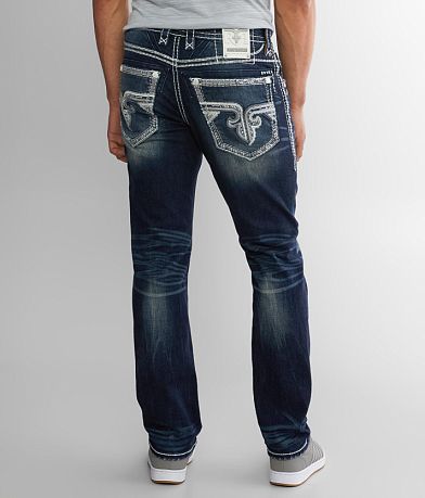 Rock Revival Robin Straight Stretch Jean back view