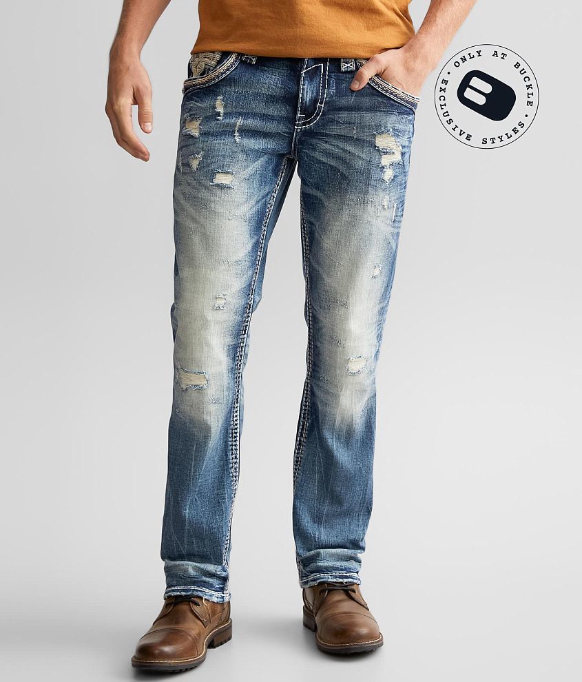 Rock Revival Ellis Straight Stretch Jean - Men's Jeans in Ellis J202 ...