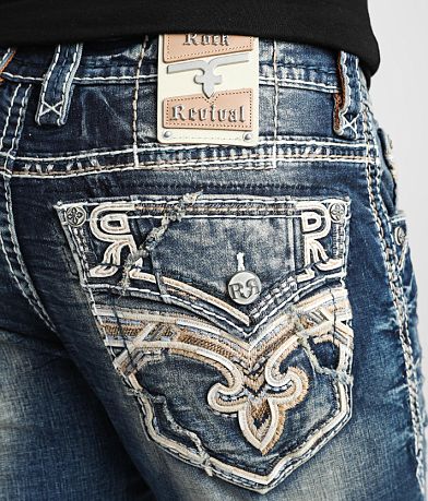 Rock Revival Pristine Boot Stretch Jean BACK_POCKET
