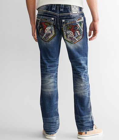 Rock Revival Denny Straight Stretch Jean BACK