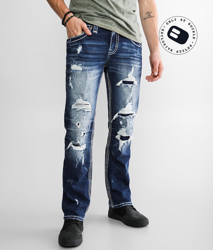 Rock Revival Sylas Straight Stretch Jean front view