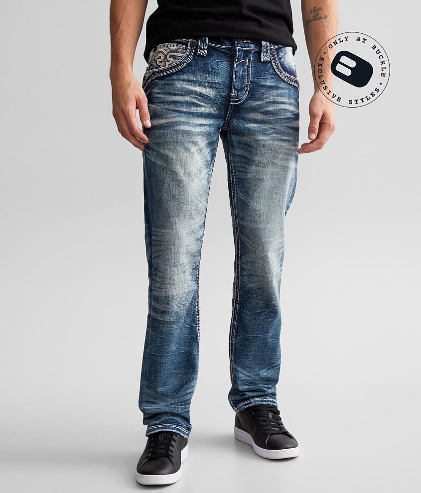 Rock Revival Gus Straight Stretch Jean front view