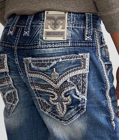 Rock Revival Louie Boot Stretch Jean BACK_POCKET