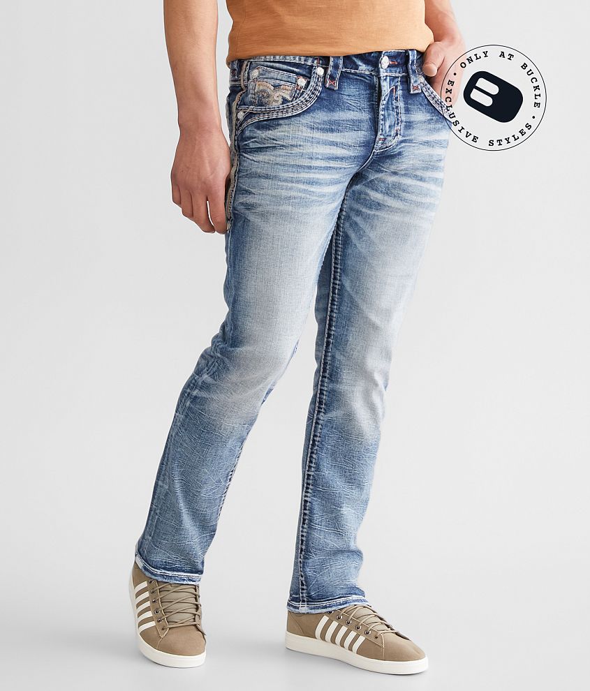 Rock Revival Dimitri Straight Stretch Jean front view