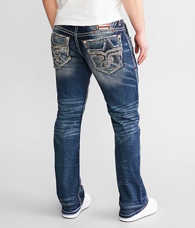 Rock Revival Finley Straight Stretch Jean BACK