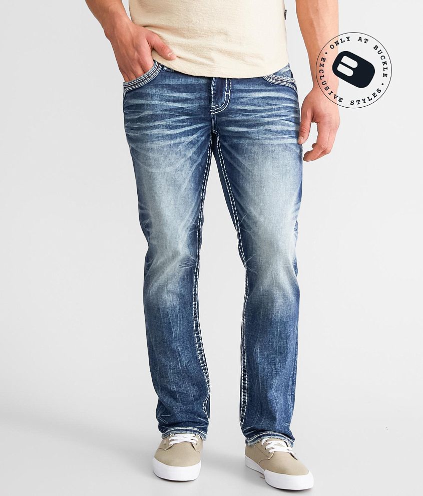 Rock Revival Rami Straight Stretch Jean - Men's Jeans in Rami J202