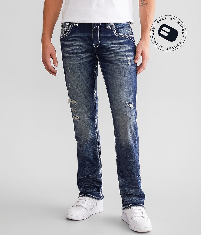 Rock Revival Bryn Straight Stretch Jean - Men's Jeans in Bryn J203 | Buckle