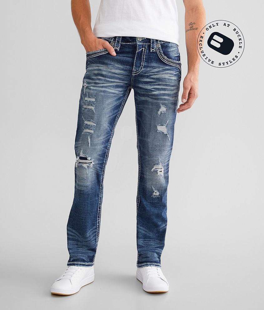 Rock Revival McKay Straight Stretch Jean - Men's Jeans in Mckay J201 ...