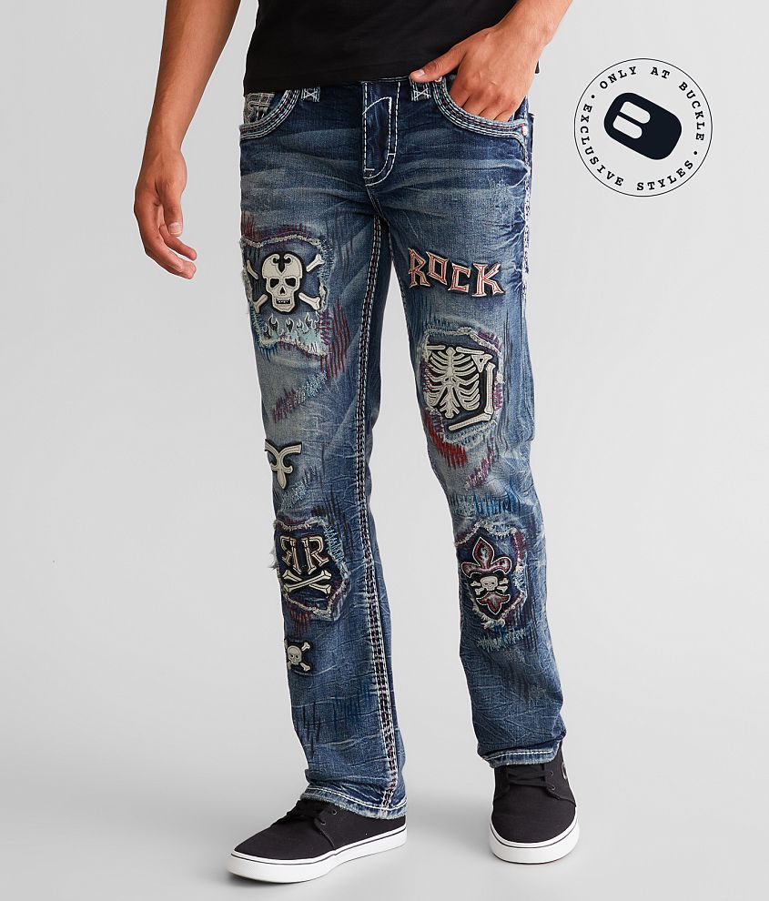 Rock Revival Malcolm Straight Stretch Jean front view