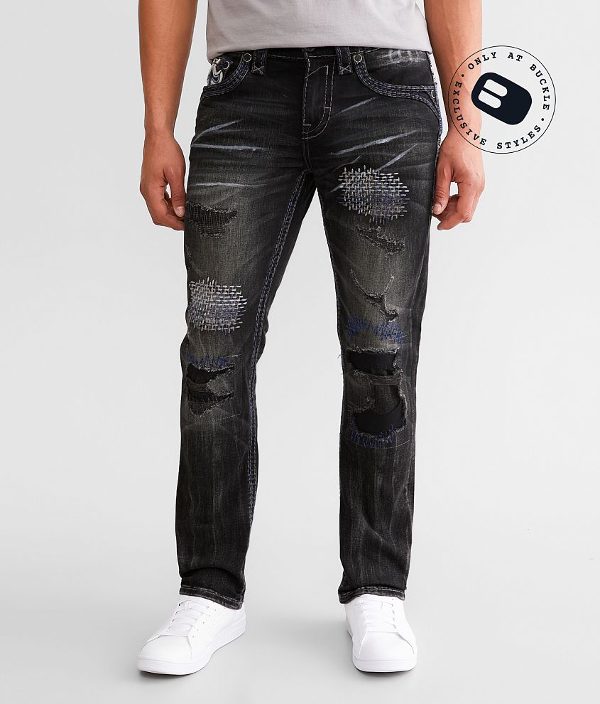 Rock Revival Jevvin Straight Stretch Jean front view