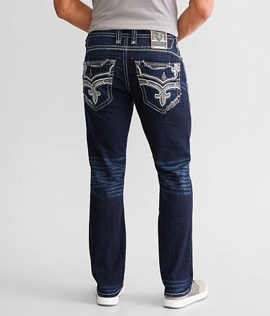 Rock Revival Glynn Straight Stretch Jean back view