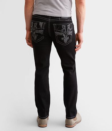 Rock Revival Hayes Straight Stretch Jean back view