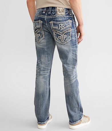Rock Revival Jase Straight Stretch Jean BACK