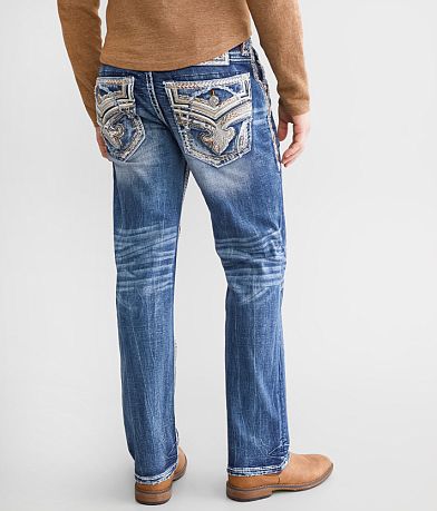 Rock Revival Jacksyn Straight Stretch Jean BACK