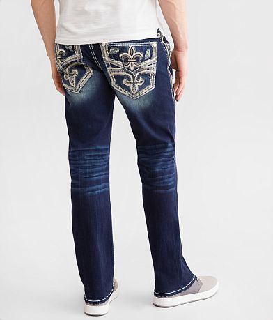 Rock Revival Kaiden Straight Stretch Jean BACK