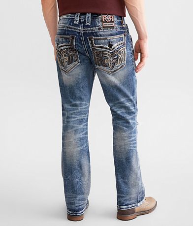 Rock Revival Edgar Boot Stretch Jean back view