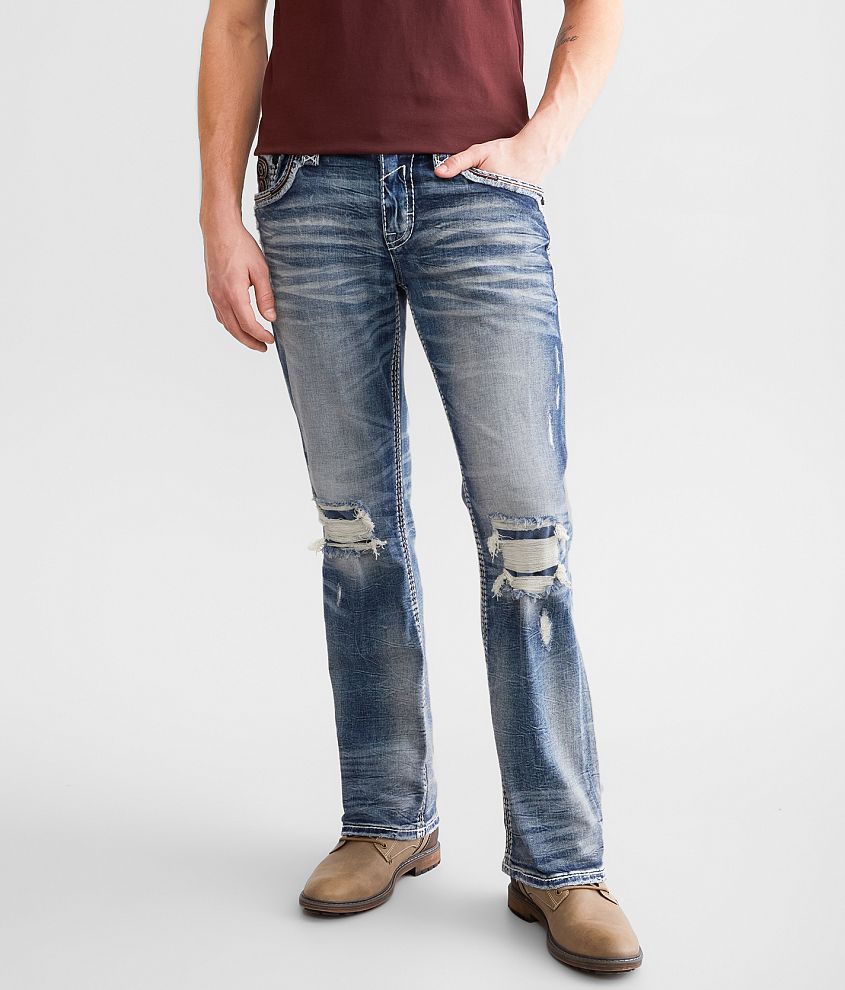 Rock Revival Edgar Boot Stretch Jean - Men's Jeans in Edgar B201 | Buckle