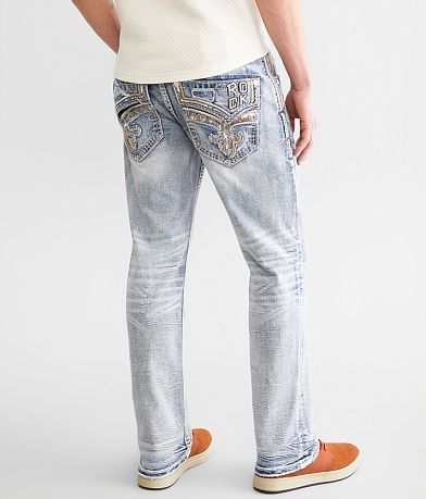 Rock Revival Jaron Straight Stretch Jean BACK